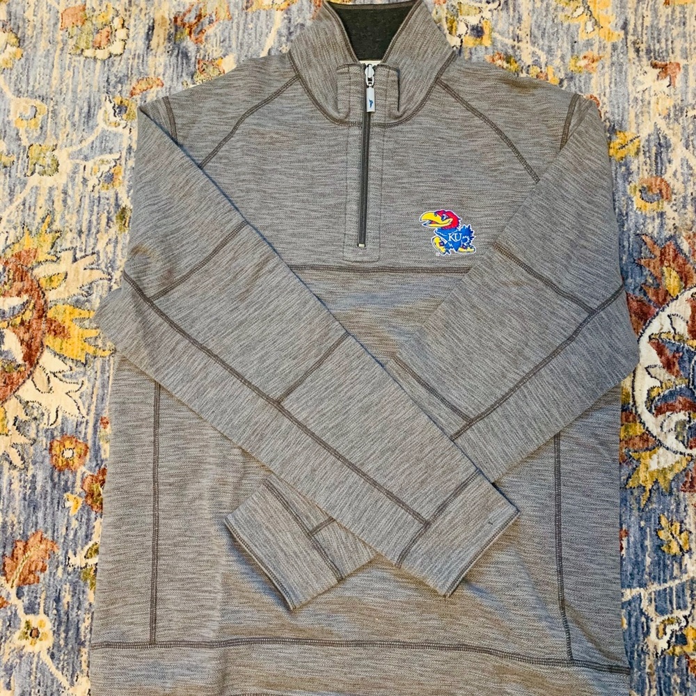 Men's Grey Reversible Half-Zip Sweater - NWT